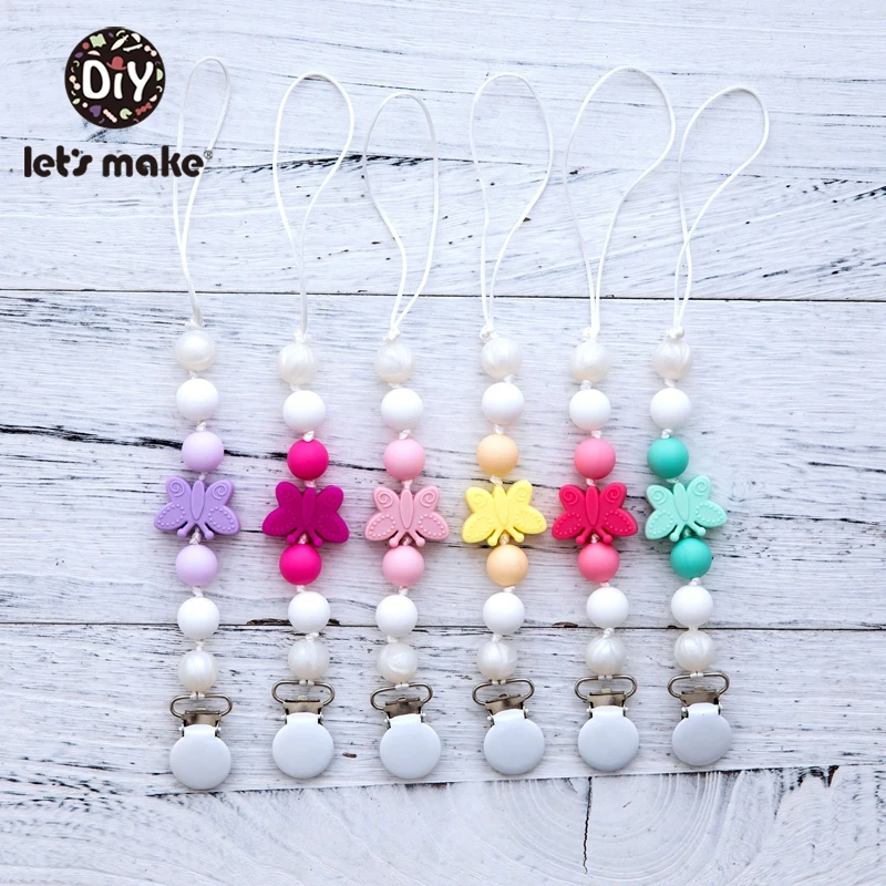Let'S Make 1Pc Pacifier Chain Personalized Pacifier Clip Holder For Nipples Silicone Bpa Free Silicone Teethers Pacifier Clips
Let'S Make 1Pc Pacifier Chain Personalized Pacifier Clip Holder For Nipples Silicone Bpa Free Silicone Teethers Pacifier Clips