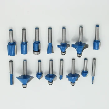 15pcs Carbon Steel Router Bits Shank Woodworking Cutter Engraving Machine Attachment Milling Cutter Tools
15pcs Carbon Steel Router Bits Shank Woodworking Cutter Engraving Machine Attachment Milling Cutter Tools