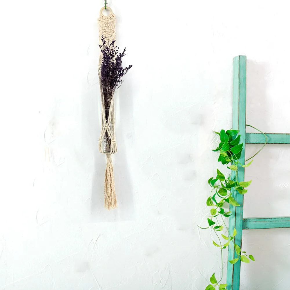 New Style Bohemian Weave Tapestry Hanging Basket Simple Wall Decorative Flower Pot String Bag Wall Decorations Pendant MS7220
New Style Bohemian Weave Tapestry Hanging Basket Simple Wall Decorative Flower Pot String Bag Wall Decorations Pendant MS7220