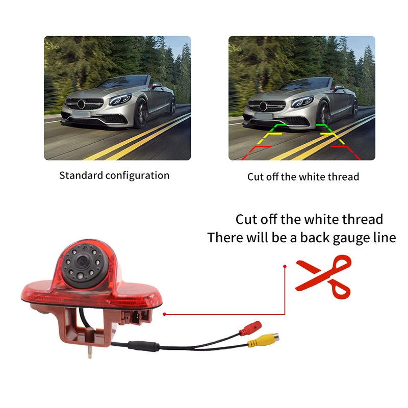 Auto Car Rear View Camera Reverse Backup LED Brake Light Night Vision for Renault Trafic 2001-2014 Trafic Vauxhall Vivaro
Auto Car Rear View Camera Reverse Backup LED Brake Light Night Vision for Renault Trafic 2001-2014 Trafic Vauxhall Vivaro