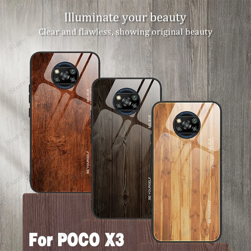 Wood grain Case For Xiaomi Pocophone Poco X3 Case Hard PC Back Case Cover Silicone Edge Cases On For Xiaomi POCO X3 NFC F2 Pro
Wood grain Case For Xiaomi Pocophone Poco X3 Case Hard PC Back Case Cover Silicone Edge Cases On For Xiaomi POCO X3 NFC F2 Pro