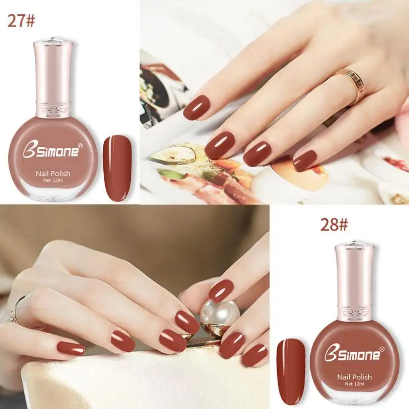 BSIMONE 26 Colors Water-based Nail Polish Healthy Environmentally Light Taste Nail Polish Gel 12ml Waterproof Nail Polish TSLM1
BSIMONE 26 Colors Water-based Nail Polish Healthy Environmentally Light Taste Nail Polish Gel 12ml Waterproof Nail Polish TSLM1