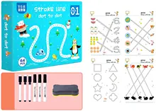 2021 New Arrival 1 set Kindergarten introductory pen control exercises for beginners Workbook Reusable Writing Supplies
2021 New Arrival 1 set Kindergarten introductory pen control exercises for beginners Workbook Reusable Writing Supplies
