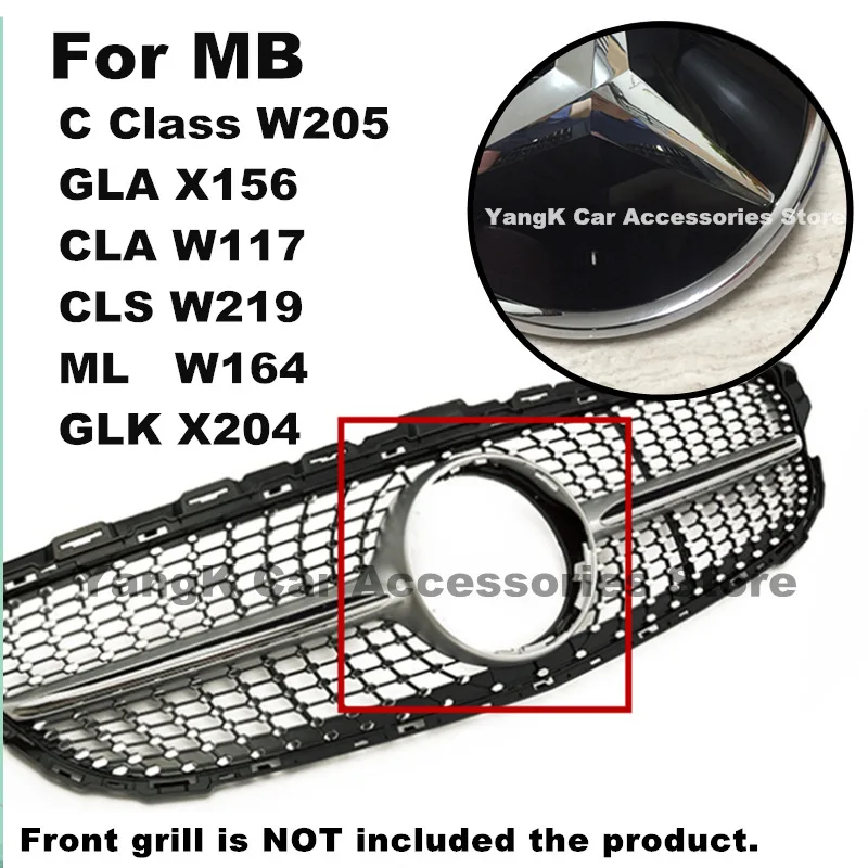 For C Class W205 GLA X156 CLA W117 CLS W219 ML W164 GLK X204 Car Emblem Replace Insignia Front Grille Logo Car Badge
For C Class W205 GLA X156 CLA W117 CLS W219 ML W164 GLK X204 Car Emblem Replace Insignia Front Grille Logo Car Badge
