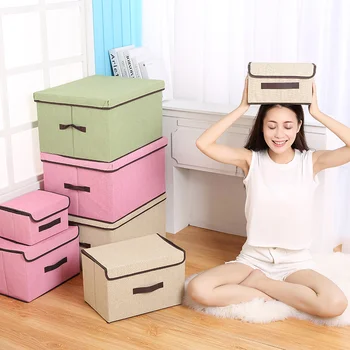 2PCS Non-woven fabric Storage Box With Cap Household 2 Size Clothes Socks Toy Cosmetics Snacks Sundries Oraganier Set WF921
2PCS Non-woven fabric Storage Box With Cap Household 2 Size Clothes Socks Toy Cosmetics Snacks Sundries Oraganier Set WF921