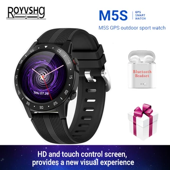 M5S Smart Watch Men Independent Card Call Heart Rate Monitor IP67 Waterproof Compass Barometer Weather sport Smartwatch GPS
M5S Smart Watch Men Independent Card Call Heart Rate Monitor IP67 Waterproof Compass Barometer Weather sport Smartwatch GPS