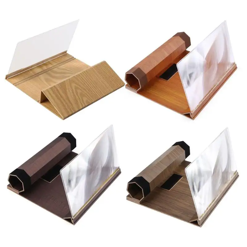 3D Video Screen Magnifier Radiation-proof Mobile Phone Stereoscopic Amplifying Glass Desktop HD Wood Bracket Amplifier
3D Video Screen Magnifier Radiation-proof Mobile Phone Stereoscopic Amplifying Glass Desktop HD Wood Bracket Amplifier
