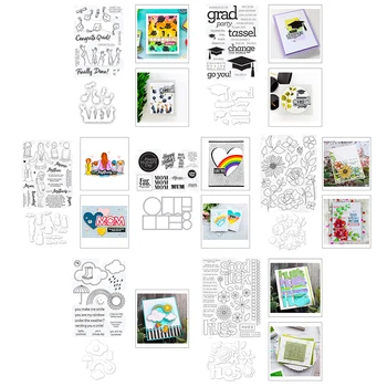 2020 New Clear Graduation Sentiment Valentine Stamps Sets and Mother's Day Metal Cutting Dies For Scrapbooking Craft Card Making
2020 New Clear Graduation Sentiment Valentine Stamps Sets and Mother's Day Metal Cutting Dies For Scrapbooking Craft Card Making