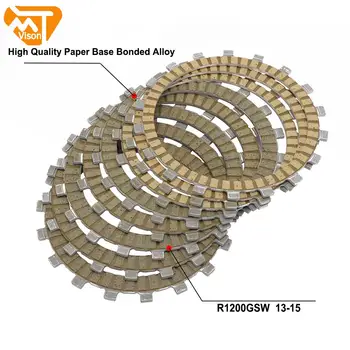 Engine Parts Clutch Friction Plates Kit 8Pcs Sets For BMW R1200GSW R1200 R 1200 GSW 2013 2014 2015
Engine Parts Clutch Friction Plates Kit 8Pcs Sets For BMW R1200GSW R1200 R 1200 GSW 2013 2014 2015