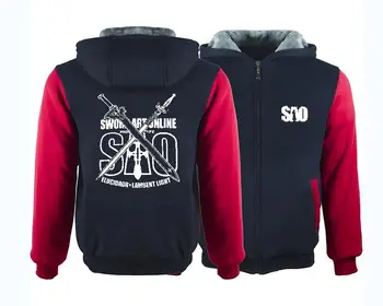 SAO Sword Art Online Print Zipper Costume Hoodies Men Anime Verse Hooded Cosplay Sweatshirts Streetwear Casual Tops 
SAO Sword Art Online Print Zipper Costume Hoodies Men Anime Verse Hooded Cosplay Sweatshirts Streetwear Casual Tops