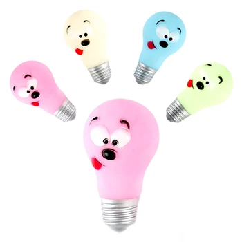 11CM Bulb Design Rubber Dog Toys Interactive Pet Toy For Puppy Small Dogs Squeak Chew Toys
11CM Bulb Design Rubber Dog Toys Interactive Pet Toy For Puppy Small Dogs Squeak Chew Toys