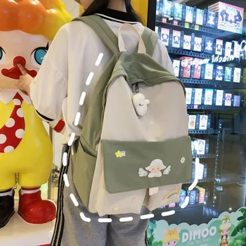 NEW Schoolbag female backpack Korean version of Harajuku cute backpack Japanese style College Students hit color Laptop backpack
NEW Schoolbag female backpack Korean version of Harajuku cute backpack Japanese style College Students hit color Laptop backpack