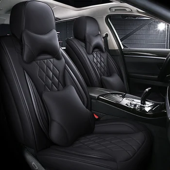 

Full Coverage Eco-leather auto seats covers PU Leather Car Seat Covers for VW passat cc teramont touareg suv phaeton tiguan