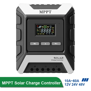Solar Charge Controller MPPT 10A 20A 30A 40A 50A 60A With Dual USB Battery Charge LCD Display Solar Regulator
Solar Charge Controller MPPT 10A 20A 30A 40A 50A 60A With Dual USB Battery Charge LCD Display Solar Regulator