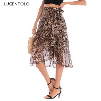 Lugentolo Women Skirt Spring Summer Casual Leopard Print Elegant High Waist Cozy Lacing Fashion Lady Midi Long Skirts
Lugentolo Women Skirt Spring Summer Casual Leopard Print Elegant High Waist Cozy Lacing Fashion Lady Midi Long Skirts