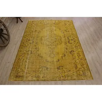 Hand-Knotted Rug Turkish Yellow Handmade Rug, Vintage Rug, Antique Kilim Free Shipping
Hand-Knotted Rug Turkish Yellow Handmade Rug, Vintage Rug, Antique Kilim Free Shipping