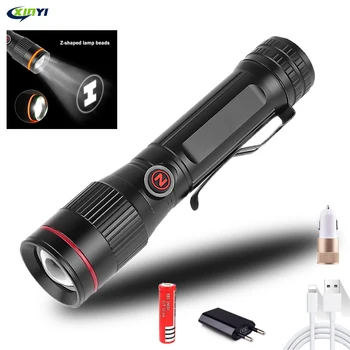Powerful Led Flashlight 50000LM P8 flashlight USB charging Zoom led torch lanter 1*18650 battery For Camping cycling Lamp
Powerful Led Flashlight 50000LM P8 flashlight USB charging Zoom led torch lanter 1*18650 battery For Camping cycling Lamp