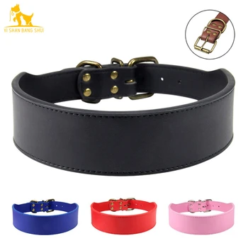 2'' Width Fiber Leather Dog Collar Durable Neck Strap Collars for Medium Large Dog Copper Buckle Pitbull Bulldog Beagle L-3XL
2'' Width Fiber Leather Dog Collar Durable Neck Strap Collars for Medium Large Dog Copper Buckle Pitbull Bulldog Beagle L-3XL
