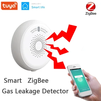 Tuya/Smart Life ZigBee Smart Gas Leakage Detector Combustible Sensor App Remote Control For Smart Home Security Alarm System
Tuya/Smart Life ZigBee Smart Gas Leakage Detector Combustible Sensor App Remote Control For Smart Home Security Alarm System