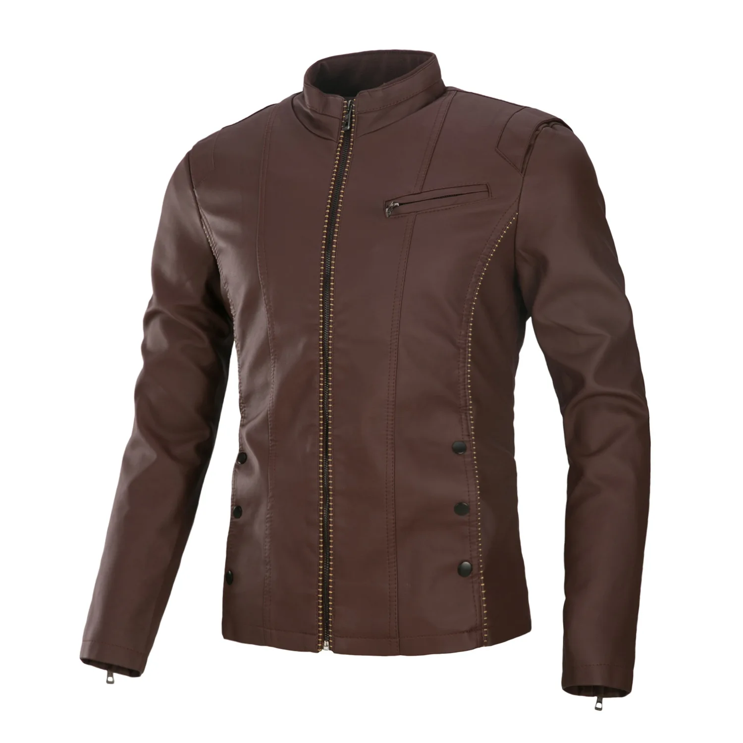 With Exploration New Style Fashion And Personality Tailoring Design Men Autumn And Winter Brushed And Thick Covered Edge Leather
With Exploration New Style Fashion And Personality Tailoring Design Men Autumn And Winter Brushed And Thick Covered Edge Leather