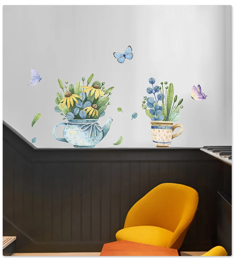 Ikebana Wall Stickers Bedroom Flower One Piece Fridge Stickers Living Room Kitchen Furniture Home Decoration Accessories QT1831 Ikebana Wall Stickers Bedroom Flower One Piece Fridge Stickers Living Room Kitchen Furniture Home Decoration Accessories QT1831