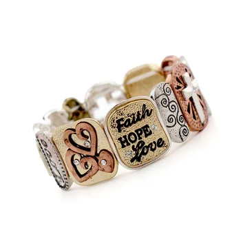 Ins Vintage Engraved Flower Faith Love Hope Letters Elastic Bracelets Bohemia Women Party Hiphop Rock Bohemia Religious Jewelry
Ins Vintage Engraved Flower Faith Love Hope Letters Elastic Bracelets Bohemia Women Party Hiphop Rock Bohemia Religious Jewelry
