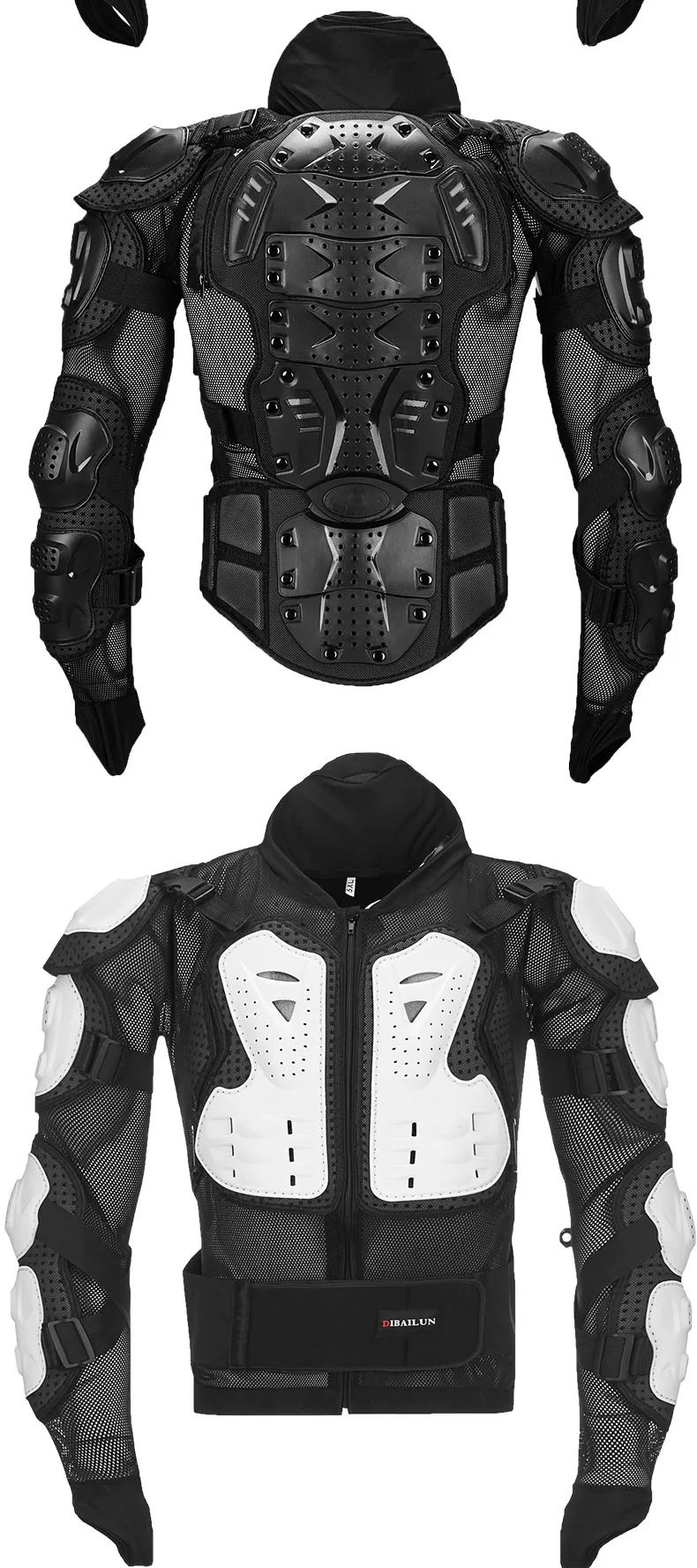 Generic Motorcycle Jackets Reflective Armor Full Body Armour Motorbike