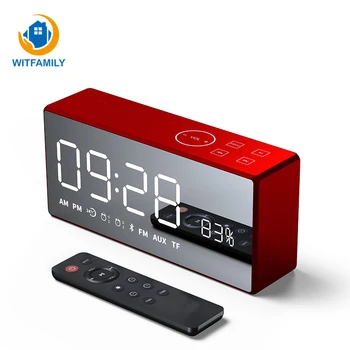 Smart Mini LED Digital Display Table Alarm Clocks Subwoofer Stereo with Remote Control Wireless Bluetooth Speaker FM Radio
Smart Mini LED Digital Display Table Alarm Clocks Subwoofer Stereo with Remote Control Wireless Bluetooth Speaker FM Radio