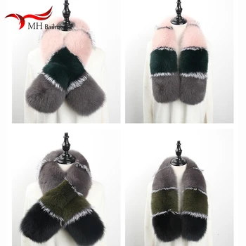 New winter fashion warm fur scarf female ladies color matching real fox fur collar long thick shawl luxury brand collar women
New winter fashion warm fur scarf female ladies color matching real fox fur collar long thick shawl luxury brand collar women