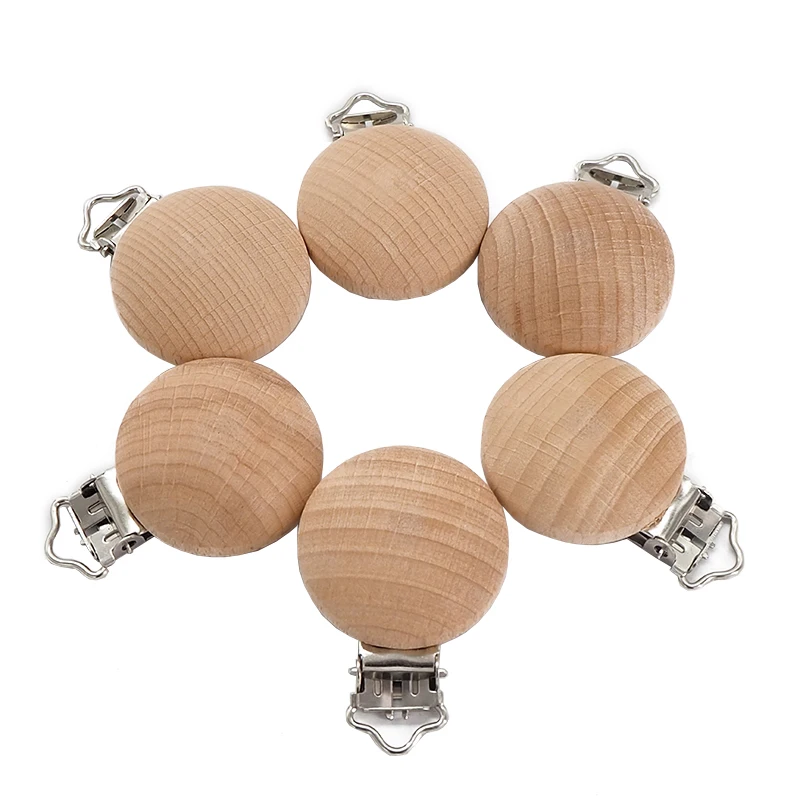Chenkai 5PCS 35MM Wooden Round Pacifier Clips Baby Pacifier BPA Free For DIY Infant Chewing Soother Dummy Clasps Accessories
Chenkai 5PCS 35MM Wooden Round Pacifier Clips Baby Pacifier BPA Free For DIY Infant Chewing Soother Dummy Clasps Accessories