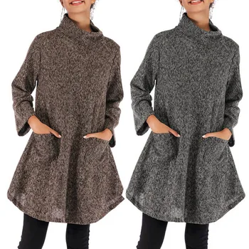 Women High-necked Ruffled Sweater Loose Large Size Long Fashion Sweater H9
Women High-necked Ruffled Sweater Loose Large Size Long Fashion Sweater H9