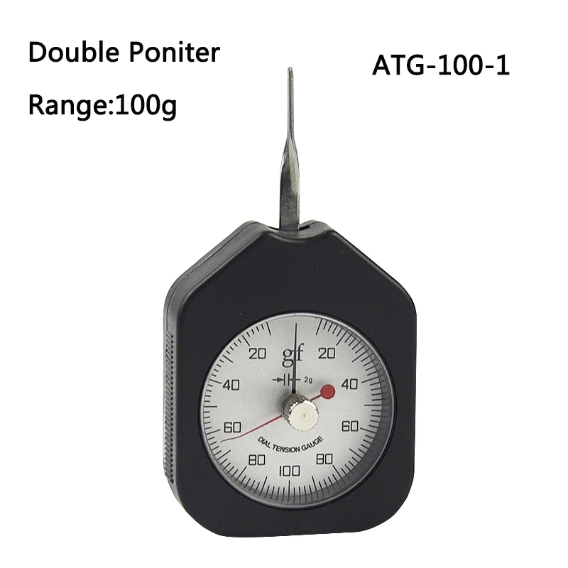 100g dial tension gauge Analog tensiometro Double pointers tensionmeter ATG-100-2
100g dial tension gauge Analog tensiometro Double pointers tensionmeter ATG-100-2