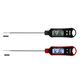 Instantly Read Waterproof and Fast Meat Thermometer with Hold and Calibration Function Digital Food Thermometer for Kitchen, Out
Instantly Read Waterproof and Fast Meat Thermometer with Hold and Calibration Function Digital Food Thermometer for Kitchen, Out