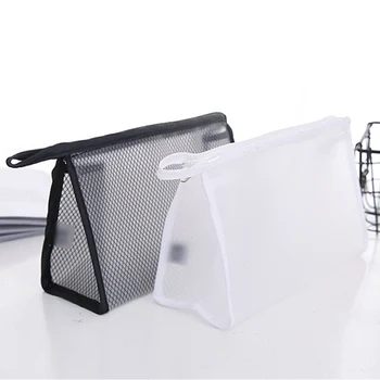 Solid Color Toilet Storage Pouch Waterproof Cosmetic Bag Large Capacity Half Clear Bathroom Accessories Portable Toiletry Bags
Solid Color Toilet Storage Pouch Waterproof Cosmetic Bag Large Capacity Half Clear Bathroom Accessories Portable Toiletry Bags