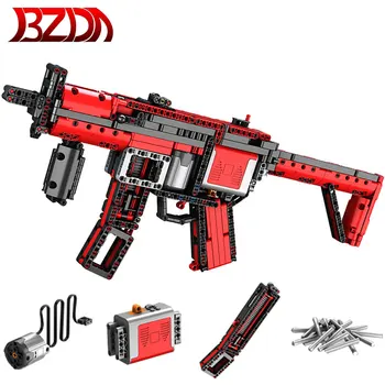 BZDA PUBG MP5 Submachine Gun Building Block Model War front Boy Birthday Present Assembled Gun Can Be Fired Kids Toys Blocks
BZDA PUBG MP5 Submachine Gun Building Block Model War front Boy Birthday Present Assembled Gun Can Be Fired Kids Toys Blocks