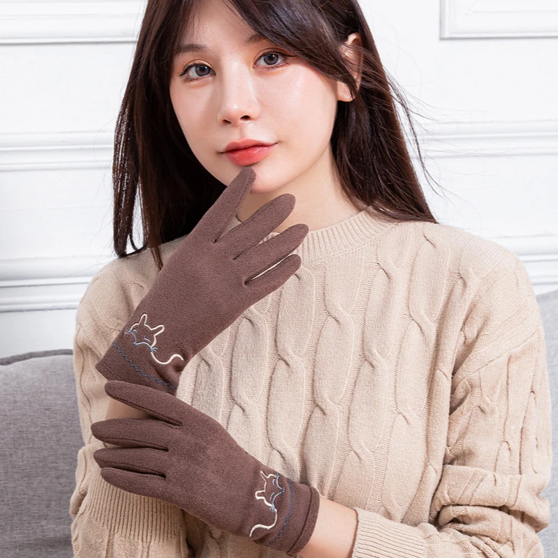 New Ladies Winter Velvet Gloves Outdoor Riding Gloves Plus Velvet Warm and Windproof Touch Screen Gloves
New Ladies Winter Velvet Gloves Outdoor Riding Gloves Plus Velvet Warm and Windproof Touch Screen Gloves