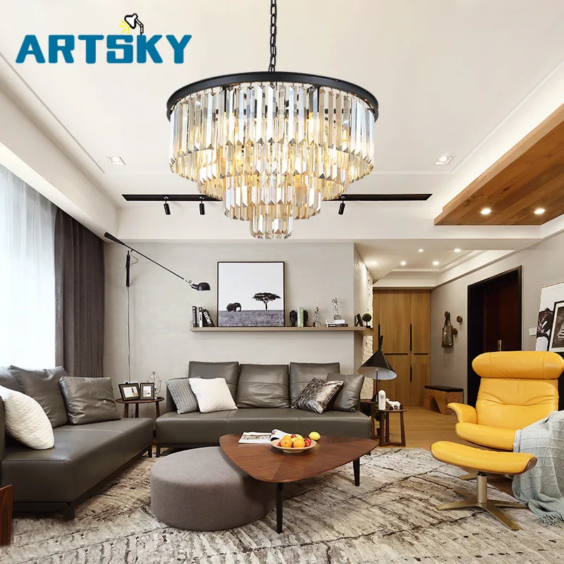 Modern Chandeliers With Led Bulbs And Metal Material For Living Room Decorating Lighting Fixture High Quality Crystal
Modern Chandeliers With Led Bulbs And Metal Material For Living Room Decorating Lighting Fixture High Quality Crystal