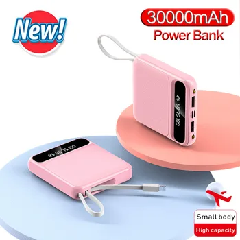 30000mAh Power Bank LCD Digital Display Phone Fast Charger LED Lighting Portable Outdoor Travel Powerbank for All Smartphones
30000mAh Power Bank LCD Digital Display Phone Fast Charger LED Lighting Portable Outdoor Travel Powerbank for All Smartphones