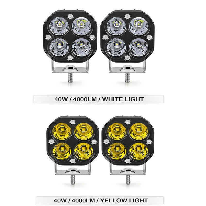 LED Lightings Work Light 3 Inch 40W 6000K Spot Beam Working Lamps for Car SUV Boat Off-Road Truck Universal 12V 24V
LED Lightings Work Light 3 Inch 40W 6000K Spot Beam Working Lamps for Car SUV Boat Off-Road Truck Universal 12V 24V