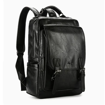 Fashion PU leather men's backpack travel bag male large capacity male backpack scratch-resistant laptop bag youth backpack 
Fashion PU leather men's backpack travel bag male large capacity male backpack scratch-resistant laptop bag youth backpack