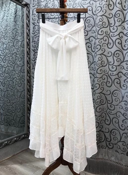 2020 Spring and Summer New Women's Lace-up Knotted Decorative Solid Color All-match Mid-Length Skirt 703
2020 Spring and Summer New Women's Lace-up Knotted Decorative Solid Color All-match Mid-Length Skirt 703