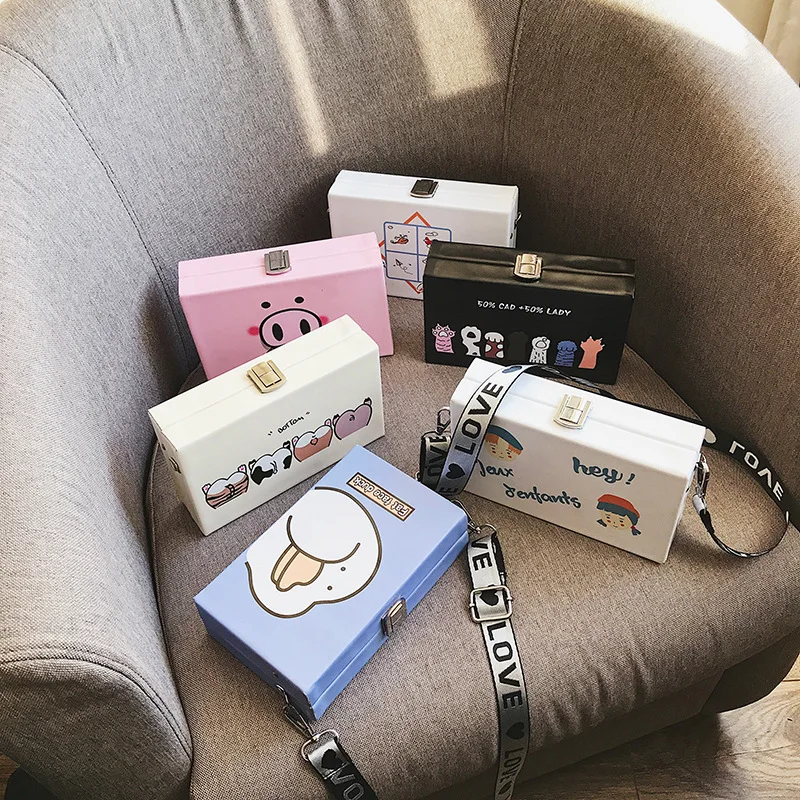 Harajuku Designer Animal Print Box Bag Pig Bags Wide Shoulder Strap Shoulder Messenger Bag Casual Party Clutch Bolso Femenino
Harajuku Designer Animal Print Box Bag Pig Bags Wide Shoulder Strap Shoulder Messenger Bag Casual Party Clutch Bolso Femenino