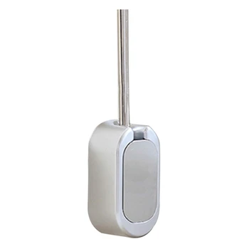 Creative Nail-Free Wall-Mounted Household Toilet Brush Set Upscale Hotel And Club Stainless Steel Toilet Brush Silver
Creative Nail-Free Wall-Mounted Household Toilet Brush Set Upscale Hotel And Club Stainless Steel Toilet Brush Silver