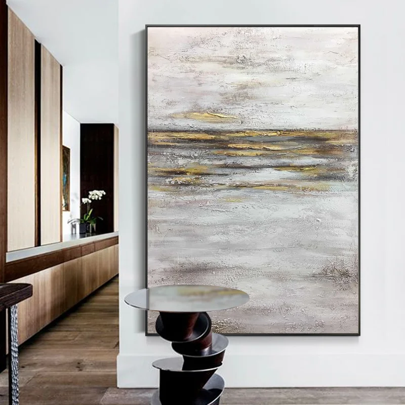 Home Decor Oil Painting Wall Art Canvas Painting Nordic Decorative Painting Modern Minimalist Art Mural Gold Gray Art Painting
Home Decor Oil Painting Wall Art Canvas Painting Nordic Decorative Painting Modern Minimalist Art Mural Gold Gray Art Painting