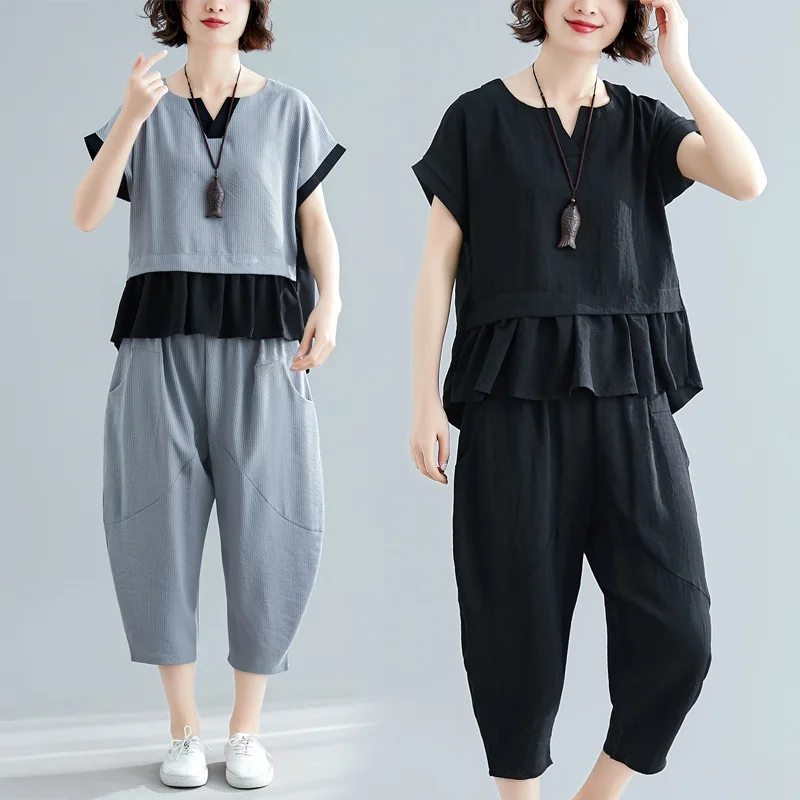 Photo Shoot 2019 Summer Wear New Style Stripes Loose And Plus-sized Slimming Western Style Two Case Joint Casual Case
Photo Shoot 2019 Summer Wear New Style Stripes Loose And Plus-sized Slimming Western Style Two Case Joint Casual Case