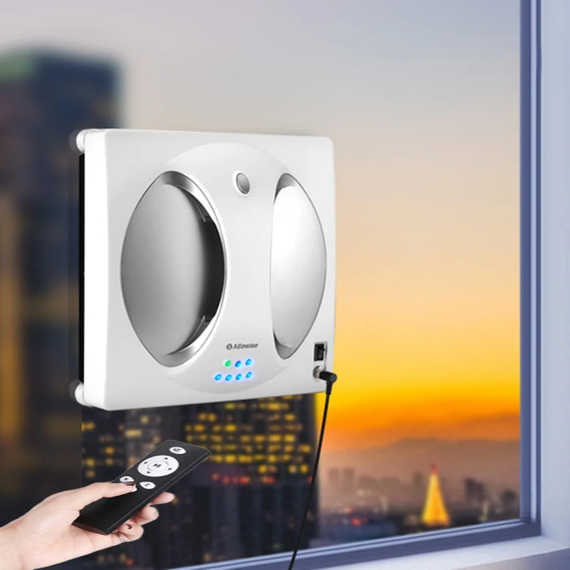 Alfawise WS960 Smart Robot Vacuum Window Cleaner Outside Upper Window Glass 4LEDs 360° Rotating Remote Control Cleaning Robot
Alfawise WS960 Smart Robot Vacuum Window Cleaner Outside Upper Window Glass 4LEDs 360° Rotating Remote Control Cleaning Robot