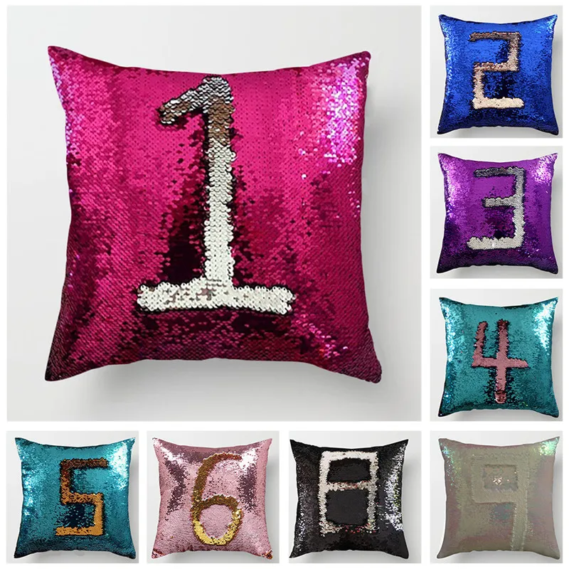 Fuwatacchi Reversible Sequin Number Pillow Cover Mermaid Sequins Decorative Cushion Covers Color for Home Sofa Chair Pillowcase
Fuwatacchi Reversible Sequin Number Pillow Cover Mermaid Sequins Decorative Cushion Covers Color for Home Sofa Chair Pillowcase