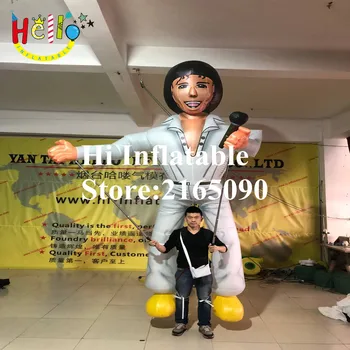 3.5 m high carnival parade inflatable rock singer man puppet walking man costume 
3.5 m high carnival parade inflatable rock singer man puppet walking man costume