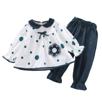 Children Cotton Clothes Spring Autumn Baby Girls Dots Printed Bow T Shirt Pants 2Pcs/sets Infant Kids Fashion Toddler Tracksuits
Children Cotton Clothes Spring Autumn Baby Girls Dots Printed Bow T Shirt Pants 2Pcs/sets Infant Kids Fashion Toddler Tracksuits