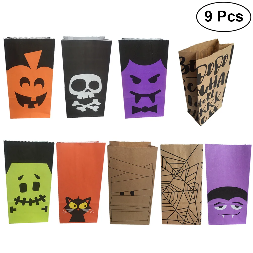 9pcs Halloween Candies Gift Goody Bags Party Favors Paper Candy Bags For Kids Festival Celebration (Random Patterns)
9pcs Halloween Candies Gift Goody Bags Party Favors Paper Candy Bags For Kids Festival Celebration (Random Patterns)